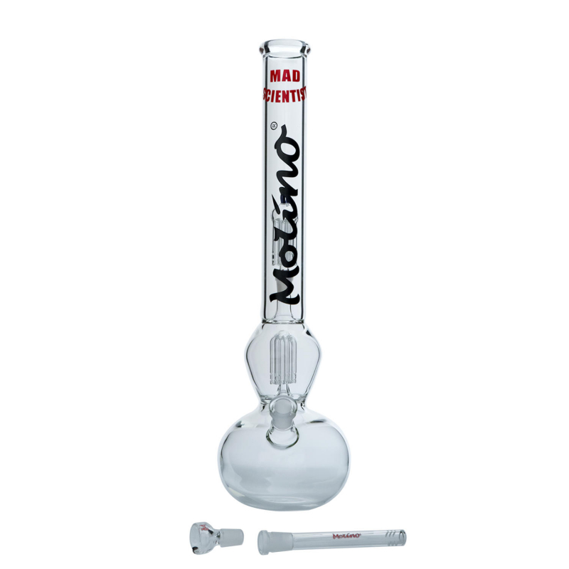 Percolator Bong - Mad Scientist - Molino Glass Bongs