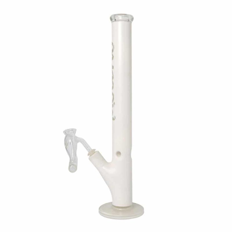 White Widow Glass Bong Set - Colored Bongs - Molino Glass Bongs