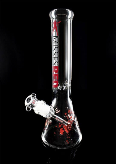 BP-002-MissesRed-1SM  - Molino Glass Bongs