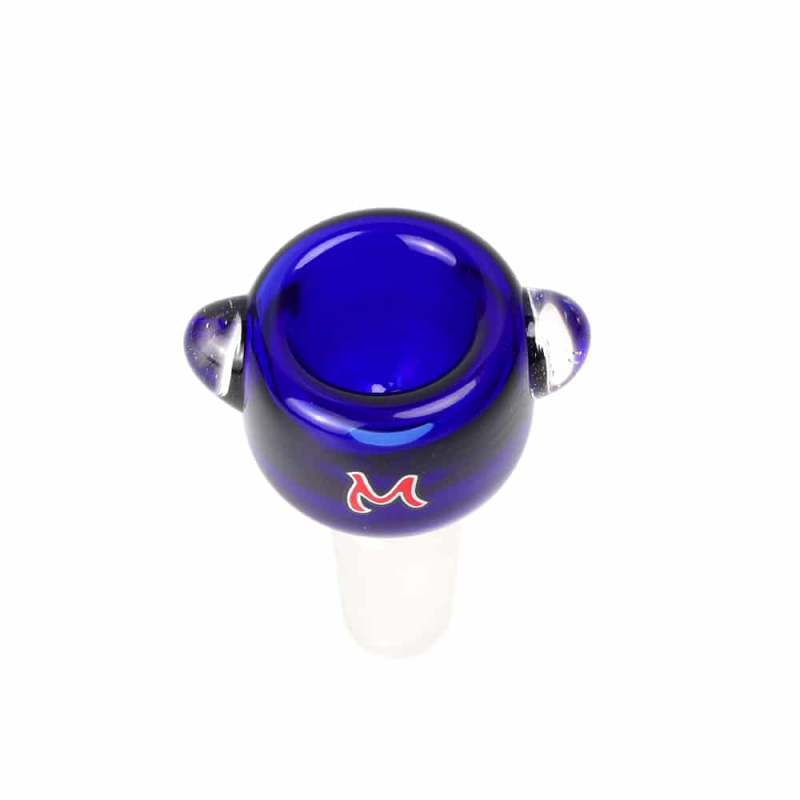 Glass Bong Bowl - Blue Bubble Cup - Molino Glass Bongs