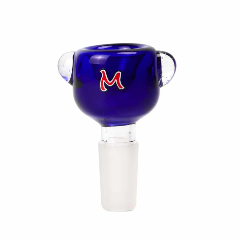 Glass Bong Bowl - Blue Bubble Cup - Molino Glass Bongs