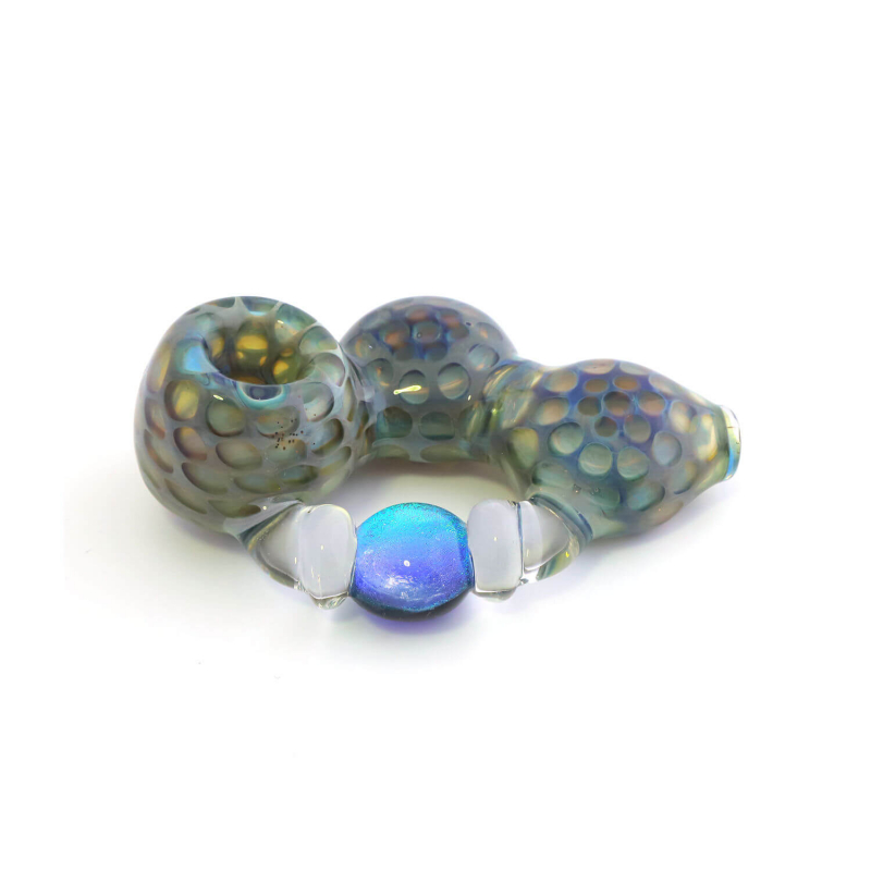 Weed Pipe – Honeycomb Mini Galaxy - Molino Glass Bongs