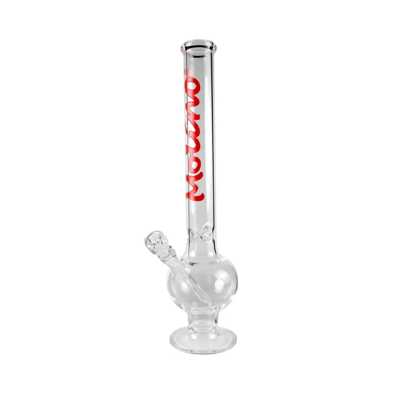 new york bong straight tube bong - B5-006-Red