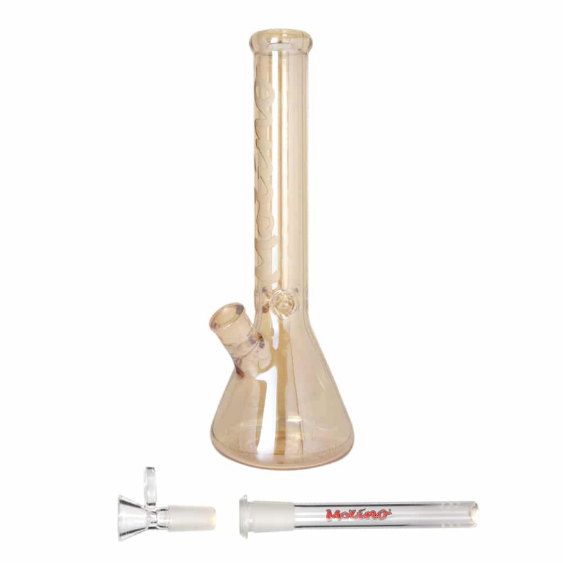 Golden Medusa Bong  - Molino Glass Bongs