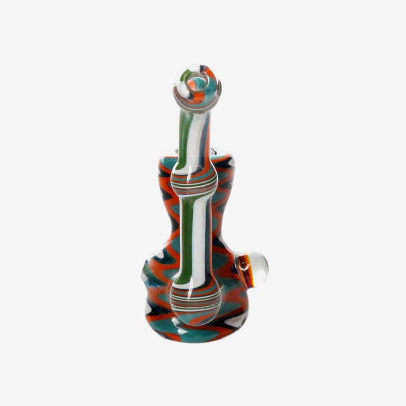 weed pipe - dry mini sherlock with flower millie  - Molino Glass Bongs