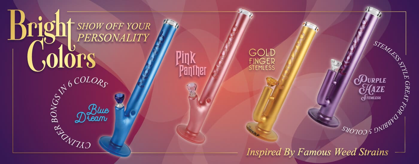 Molino Glass Colored Glass Bongs