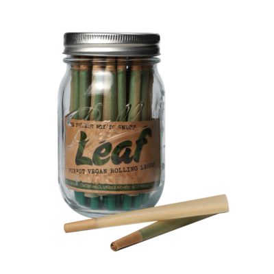LEAF Pre-Rolled Cones in a 16 oz Mason Jar