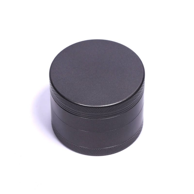 4pc Ceramic Coated Aluminium Grinder - Grey