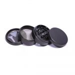 4pc Ceramic Coated Aluminium Grinder - Grey