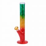 High Society Rasta Leaf Bong - Molino Glass Bongs