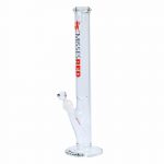 Misses Red Cylinder Bong - Molino Glass Bongs