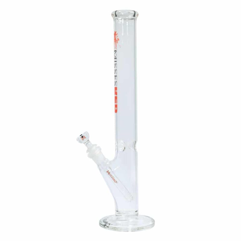 Misses Red Cylinder Bong - Molino Glass Bongs