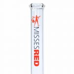 Misses Red Cylinder Bong - Molino Glass Bongs